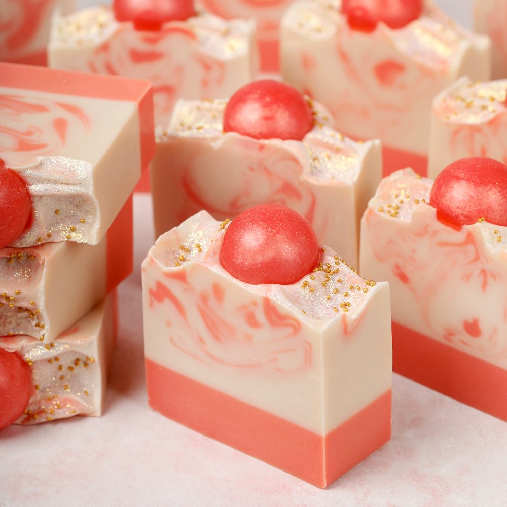 Peach Prosecco Soap Project